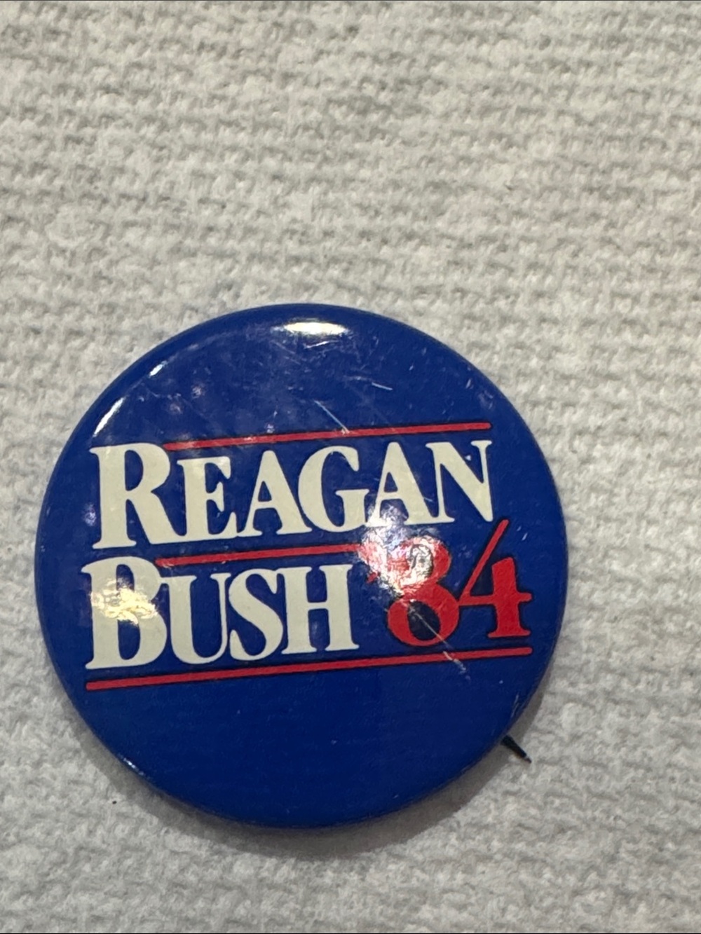 Political campaign button